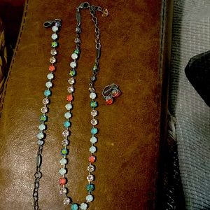 Sabika necklace, bracelet, earring set